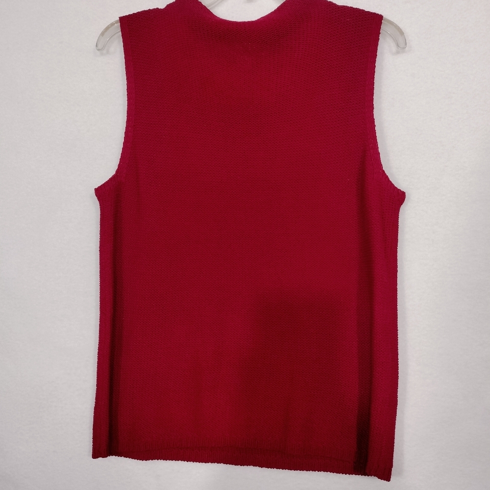 Josephine Chaus Sport Red Knit Top